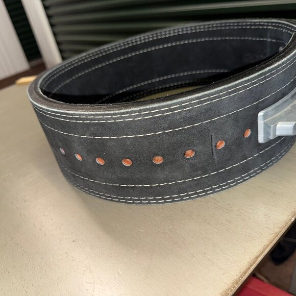 Draft photo 	 Forever Lever Power Lifting Belt 10MM Medium 30-36 Brown Leather M - Picture 2 of 4